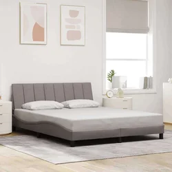 Okvir za krevet bez madraca Hanko smeđesivi 160x200 cm od tkanine