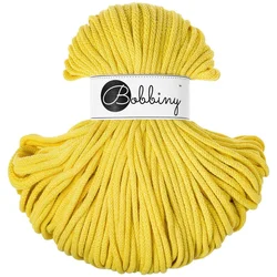 Bobbiny Premium 5 mm 100 m Canary Yellow Vrvica