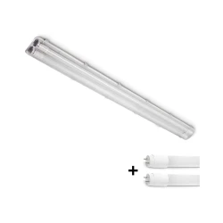 Brilagi - LED Tech. fluorescentna svetiljka OPTIMA T8 2xG13/18W/230V 6500K IP65 128 cm