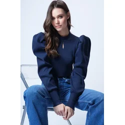 Trend Alacati Stili Ženska bluza dugih rukava Alc-X13069, Tamnoplava