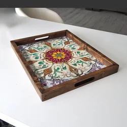 Aberto Design Poslužavnik REF009 48 x 38 x 4 cm, Šareni