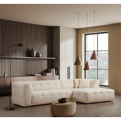 ATELIER DEL SOFA Ugaona garnitura Cady 3 Seater Right Beige