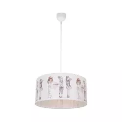 Dečiji luster GIRLS VIBES 1xE27/60W/230V, prečnik 40 cm, za devojčice