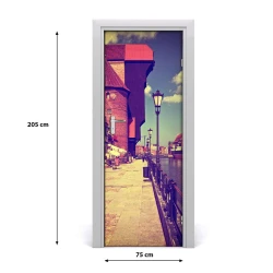 tulup.si Tapete na vratih Gdańsk poljska 75x205 cm