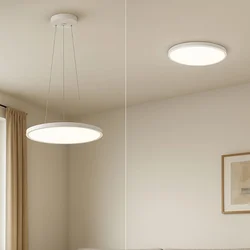 LED plafonjera Nymphea Flat DUO 48W CCT IP54 krug bela