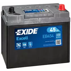 akumulator exide excell eb454 45ah d+ 300a(en) 237x127x227 ( ident 72527+92938+92939 ) 45ah