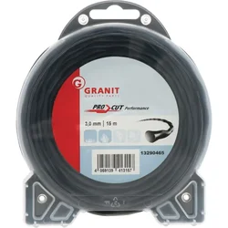 Granit Spiralna najlonska rezalna nit Pro Cut, 3,0 mm, 15 m