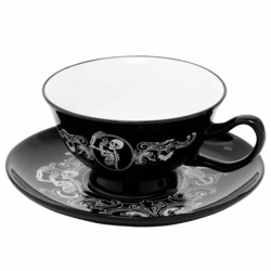 Šalica (set) KILLSTAR - Hocus Pocus Teacup & Saucer - Črna - KSRA003657