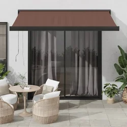 Avtomatsko zložljiva tenda rjava 350x250 cm - vidaXL - Rjava - 48.43 - 350 x 250 cm - vidaXL