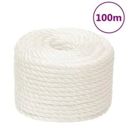 Radno uže bijelo 12 mm 100 m od polipropilena