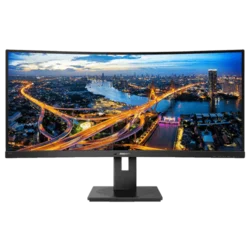 34in Philips 346B1C/00 21:9, Panel VA, 3440x1440, 390, Kontrast 3000, 178, 178, 5, HDMI,DP,USB 3.0 x4,USB Type-C x2,RJ-45, Zvucnici da, Zakrivljeni, Boja Crna, Postolje tilt,swivel,podesivo po visini, 100 346B1C/00