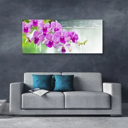 tulup.si Slika na platnu Orhideje narava drops 140x70 cm