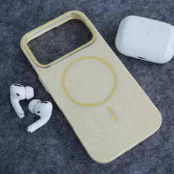 Maska Mag Case Fashion Glitter za iPhone 17 Pro zuta