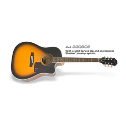 Epiphone J-45 EC Studio Vintage Sunburst Elektroakustična dreadnought