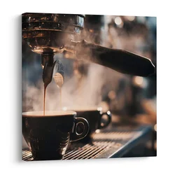 Slika espresso v kavarni - 40x40