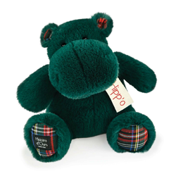 Plyšový hroch Pine Green Hippo Cocooning Histoire d’ Ours zelený 25 cm od 0 mes HO3200