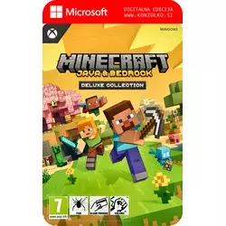 Minecraft Java & Bedrock Edition Deluxe Collection - Microsoft Store koda brez škatlice (WINDOWS PC)