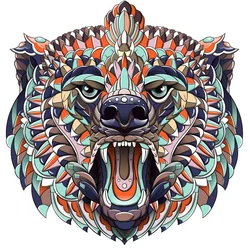 Drvene puzzle - Bear/S KP21930