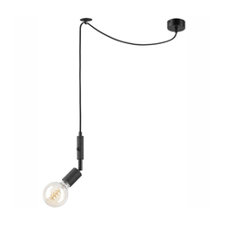 Luster na sajli INA 1xE27/42W/230V crna