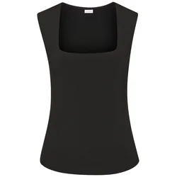 LASCANA Top črn denim