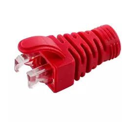 MicroConnect Zaščitni tulec Cat5e/6/6A do 6,5mm rdeč Cat6A do 6.5MM rdeč, 100 kos