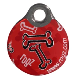 Rogz ID privezak za pse Red Bone - S