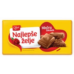 COKOLADA MLECNA NAJLEPSE ZELJE 200G
