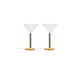 &k amsterdam  Komplet kozarcev za vino  Perle Set 150 ml 2-pack