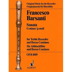 BARSANTI: SONATA G-MOLL ABF NOTE