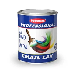 Hemmax Emajl Uljani lak za drvo i metal, 0.75l, Bela mat
