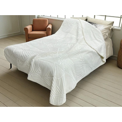 Ćebe Merinos 220x160cm A14 List Priljavo bela boja ( VLK000394-A14list )