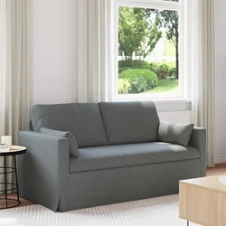 vidaXL Kavč Temno siva 159 x 78 x 80 cm Kovina
