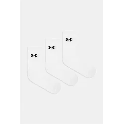 Under Armour čarape Performance Cotton crew, 3 para, bele