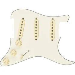 Fender Pre-Wired Strat SSS TX MEX White Pickguard