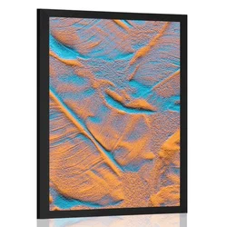 Plakat zanimiva tekstura listov - 60x90 silver