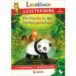 Leselöwen Lesetraining 1. Klasse - Ein Panda in der Dschungelschule