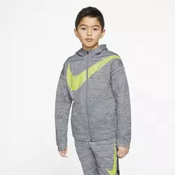 Nike B NK THERMA FZ GFX, dečji duks, siva CJ7829