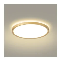 Brilagi - LED kupatilska svetiljka ULTRA SLIM LED/24W/230V prečnik 42 cm zlatna IP54