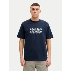 Jack & Jones Majica Fusion 12289880 Modra Regular Fit