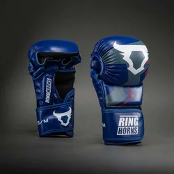 Ringhorns Charger MMA Sparing Rukavice Navy Blue/Crvene S/M