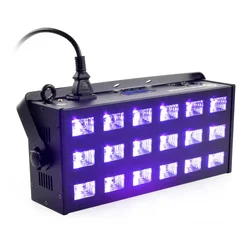 LIGHT4ME LED UV reflektor 18x3W + DMX stroboskop