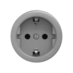 Reblig - Retro kućna utičnica SCHUKO 230V/16A bez okvira, siva