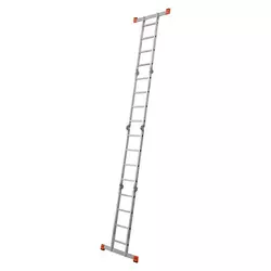 ALU ŠTIRIDELNA LESTEV KRAUSE VEČNAMENSKA 4X4 STOPNIC 4.70M/2.35M