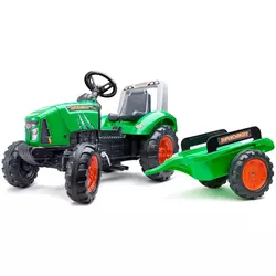 Falk Superpunjivi traktor za decu sa prikolicom