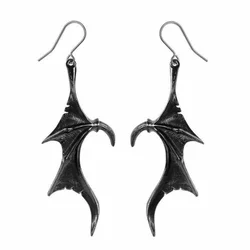 Uhani ALCHEMY GOTHIC - Wings of Midnight - E463