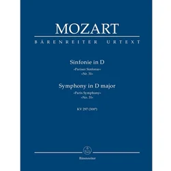 MOZART - SINFONI IN D,KV 466,STUDY SCORE