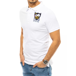 Polo shirt embroidered with white Dstreet