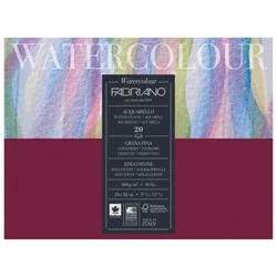 Blok Watercolour 24x32cm 20L 200g (cold pressed/grana fina) Fabriano 72612432