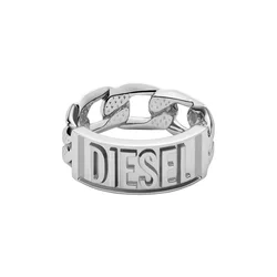 DIESEL Prstan  srebrna