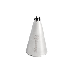 Pastry nozzle, C6, star, 11 mm - de Buyer